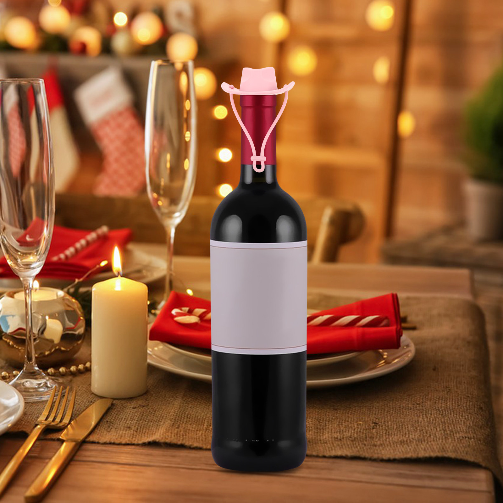 Wine Beer Hat - Tappo per Bottiglia Riutilizzabile in Silicone