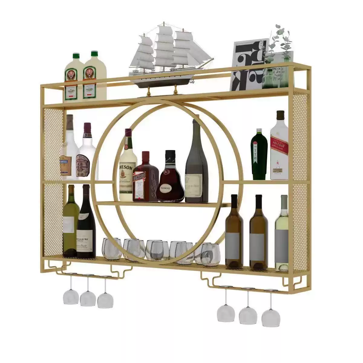 Wine Bottle Size - Portabottiglie di Lusso per Donne, Espositore