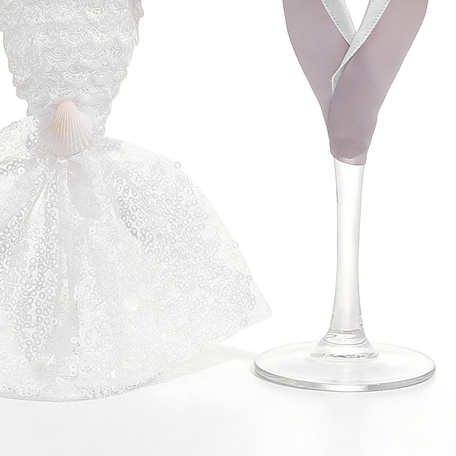 Champagne Flute Pair - Bicchieri per la sposa e lo