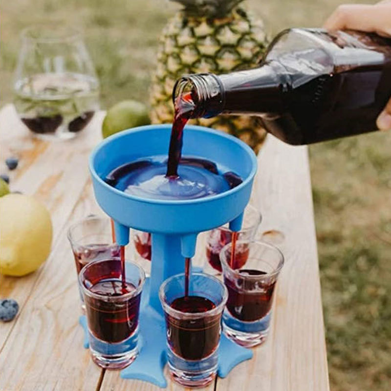 Wine To Beer To Liquor - 6 bicchierini per vino, whisky, birra,