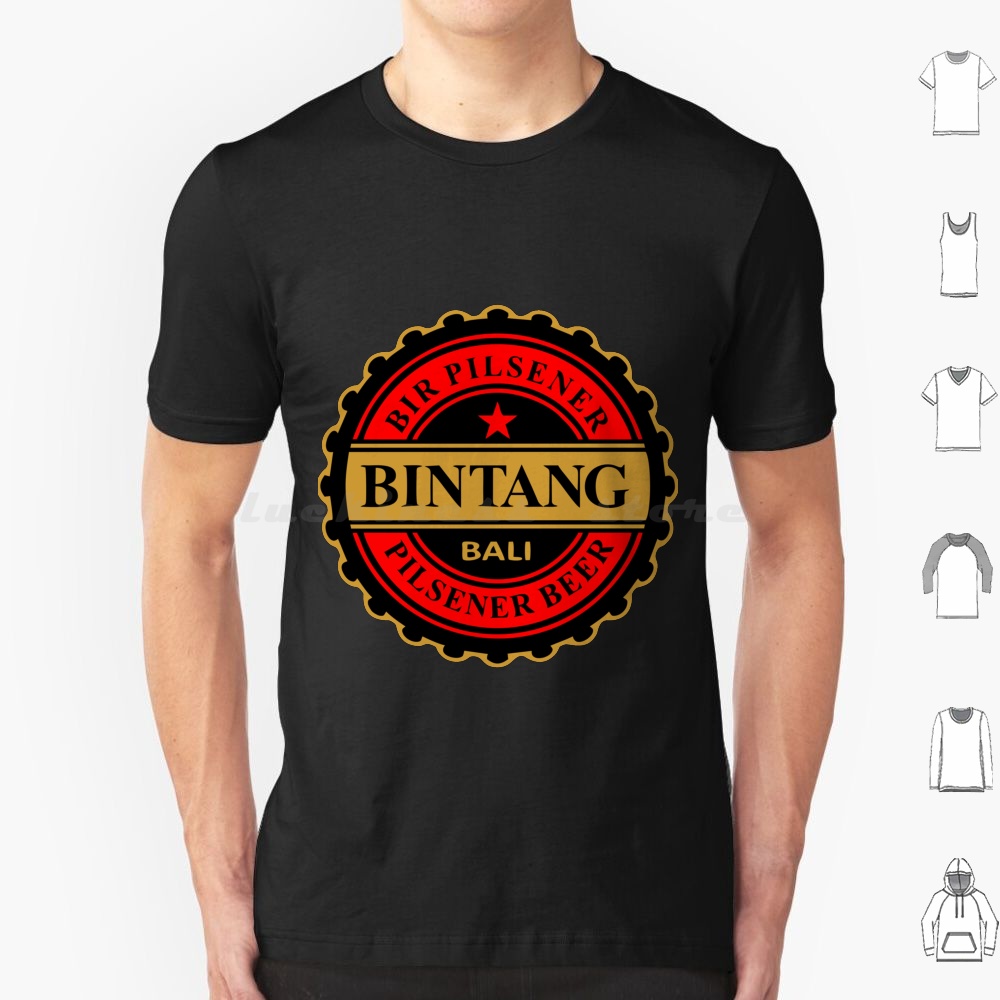 Wine To Beer To Liquor - T-shirt in cotone Bintang Pilsener Beer