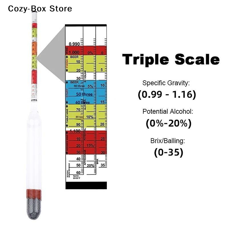 [ZY] 1 idrometro a 3 scale per - Wine Beer Cider recensione e prezzo