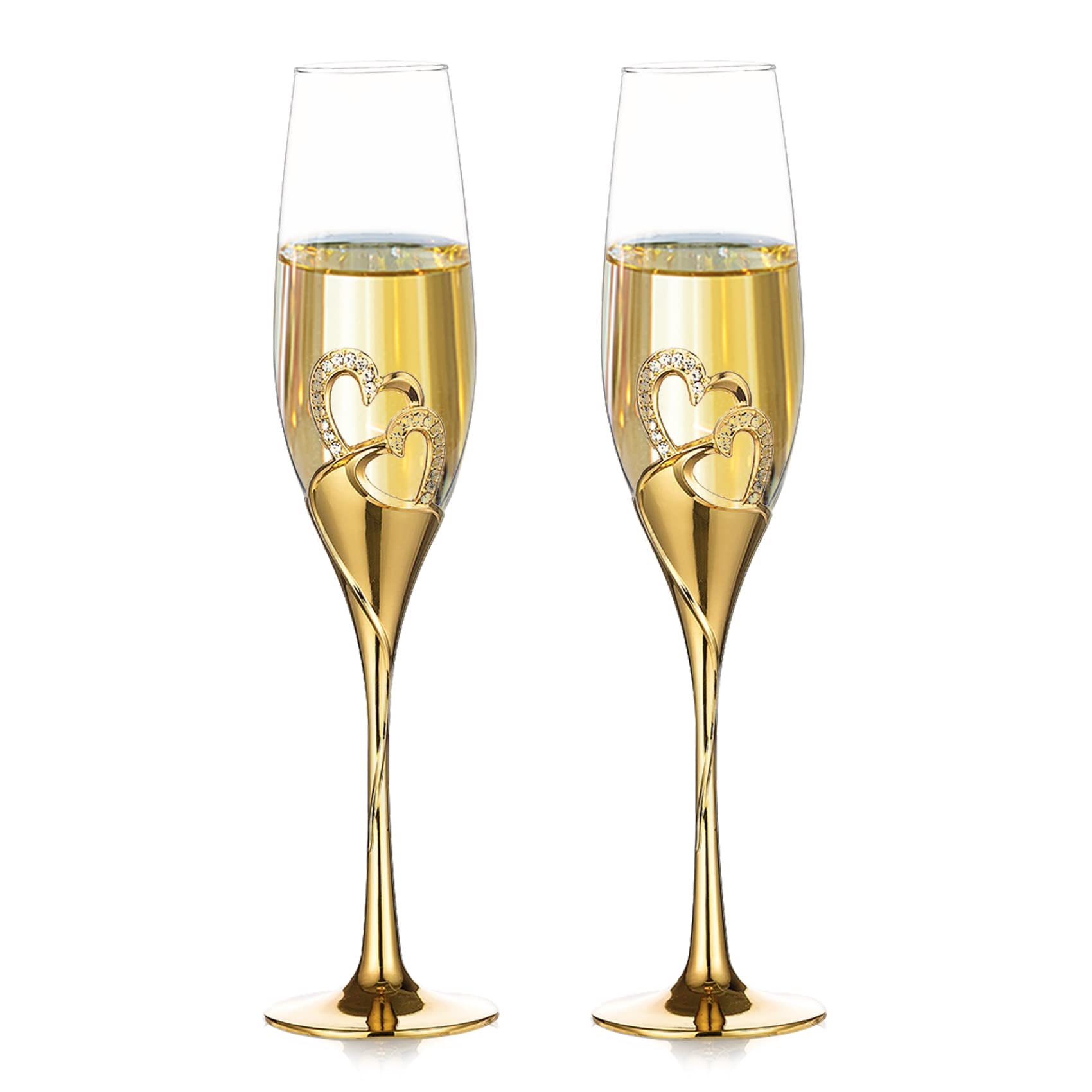 Bicchieri da vino rosso da 200 - Champagne Flute Pair recensione e prezzo