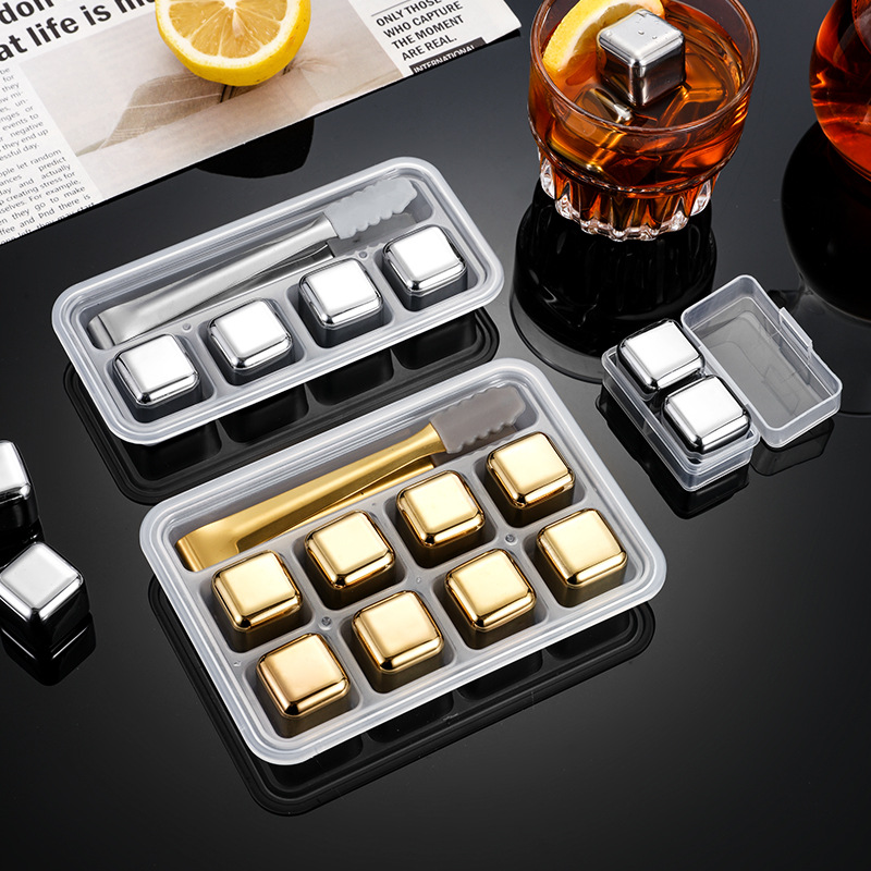 Cubo di ghiaccio ghiacciato ra - Whiskey Stone Set recensione e prezzo