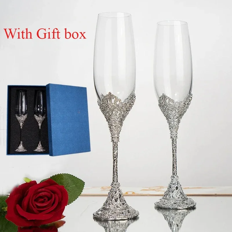 Nuovo flauto in rilievo in vet - Champagne Flute Pair recensione e prezzo