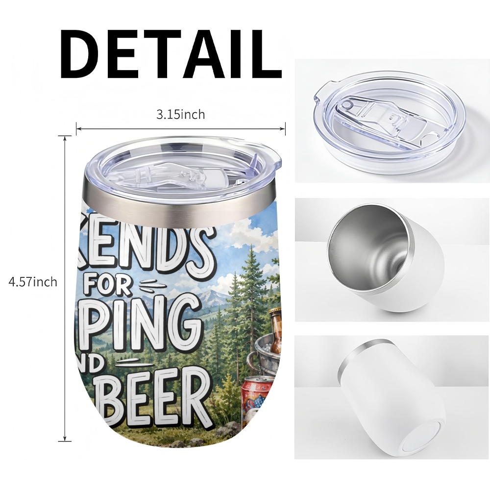 Divertenti Thermos con Citazio - Beer And Wine Quote recensione e prezzo