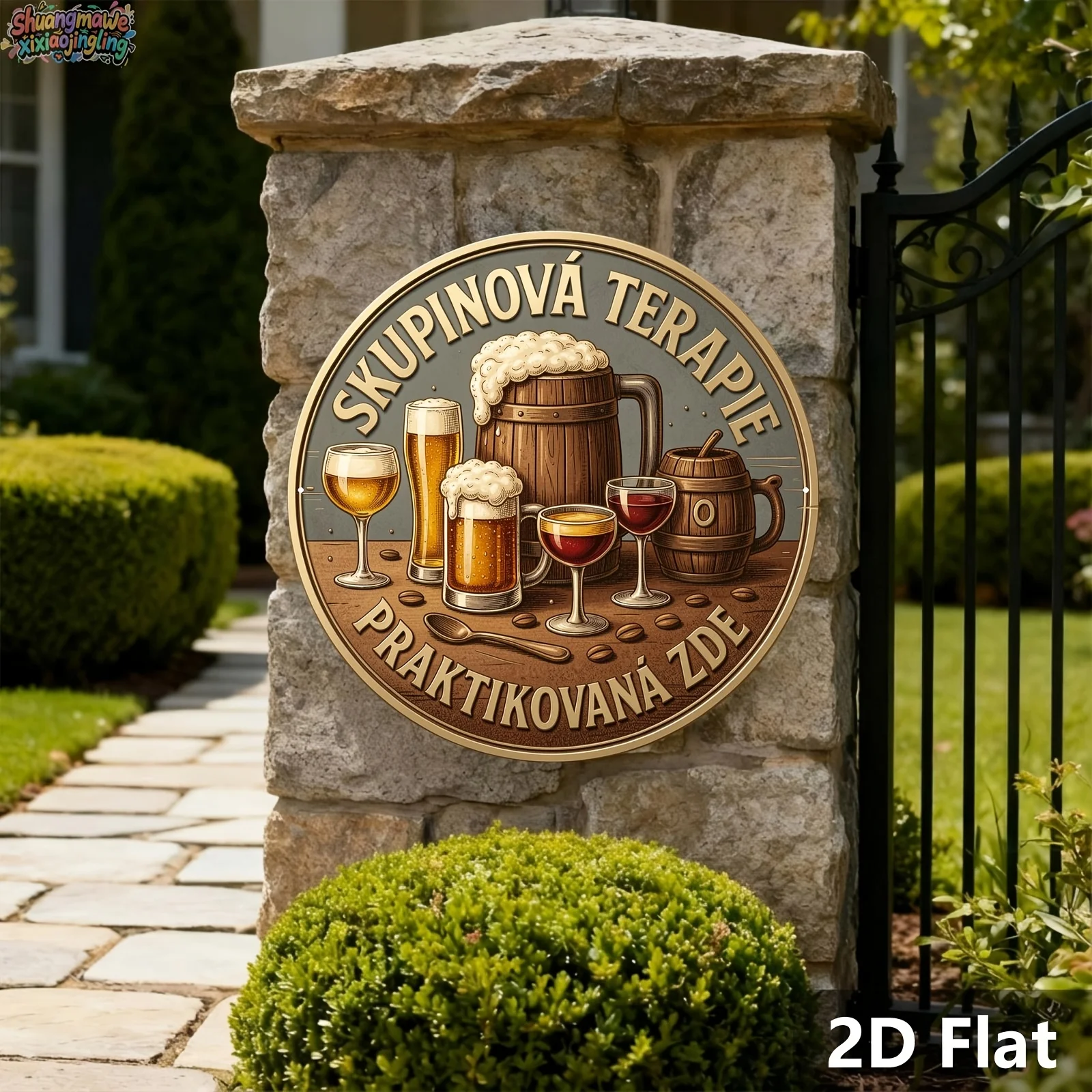 Insegne in legno 2D, con citaz - Beer And Wine Quote recensione e prezzo