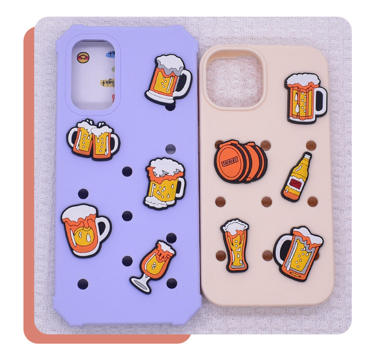 Set di Ciondoli per Scarpe in  - Beer And Wine Quote recensione e prezzo