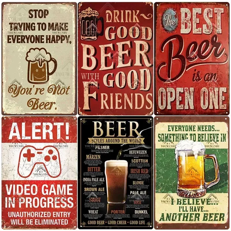 Bar Pub Insegna Decor Citazion - Beer And Wine Quote recensione e prezzo