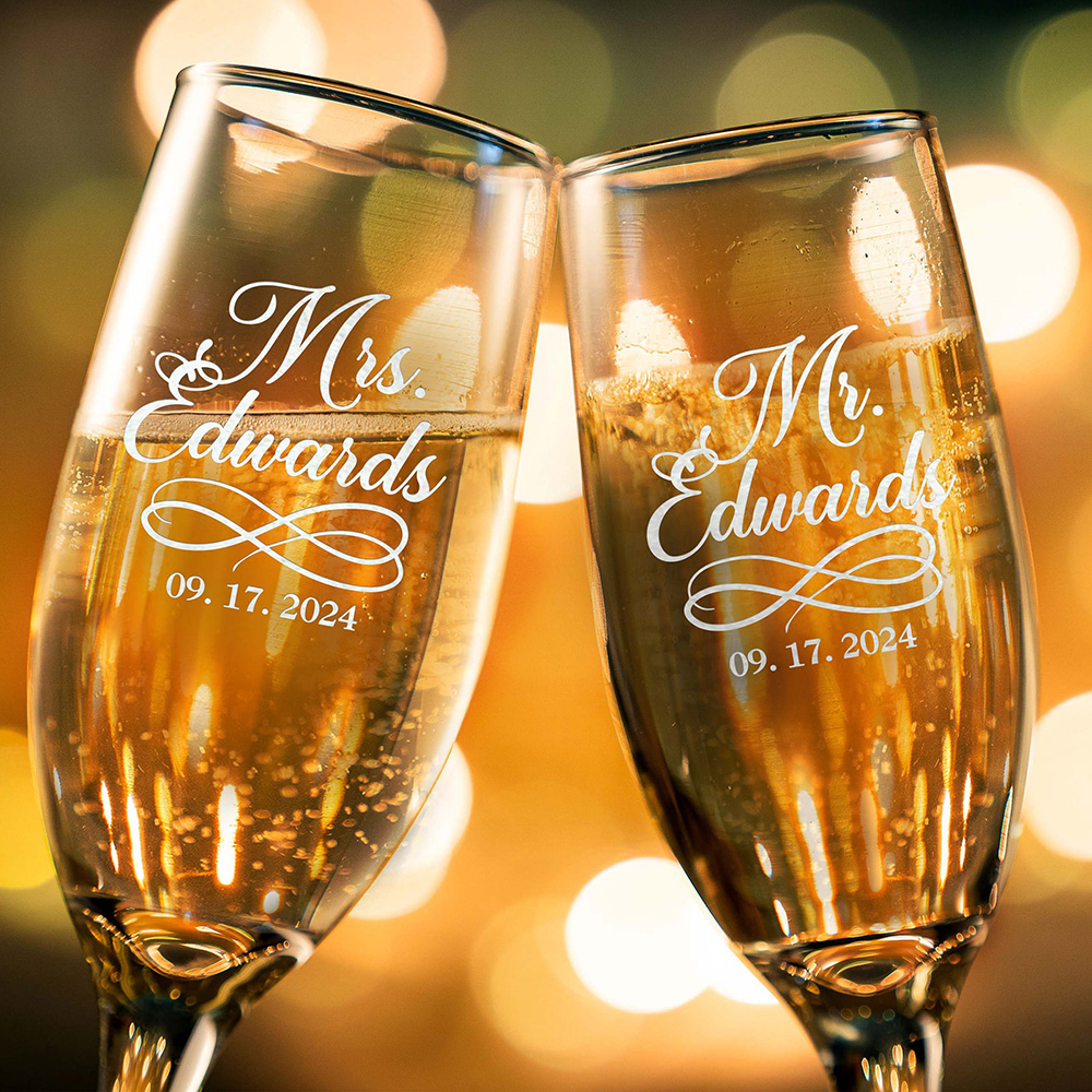 Set personalizzato di 2 flauti - Champagne Flute Pair recensione e prezzo