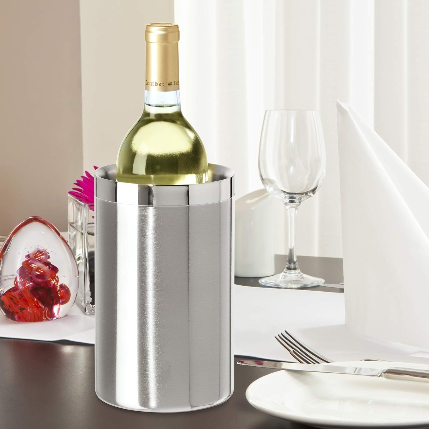 Raffreddatore per vino da tavo - Wine Bottle Size recensione e prezzo