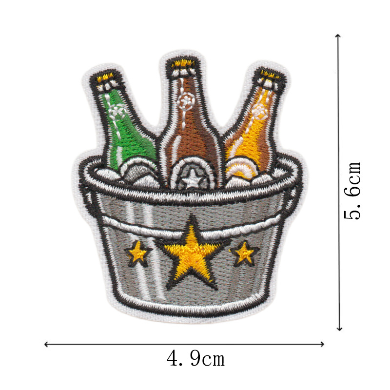 Patch Ricamato Creativo a Tema - Wine Beer Hat recensione e prezzo